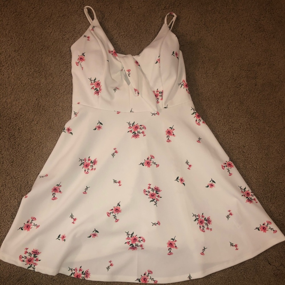 Cute white floral dress